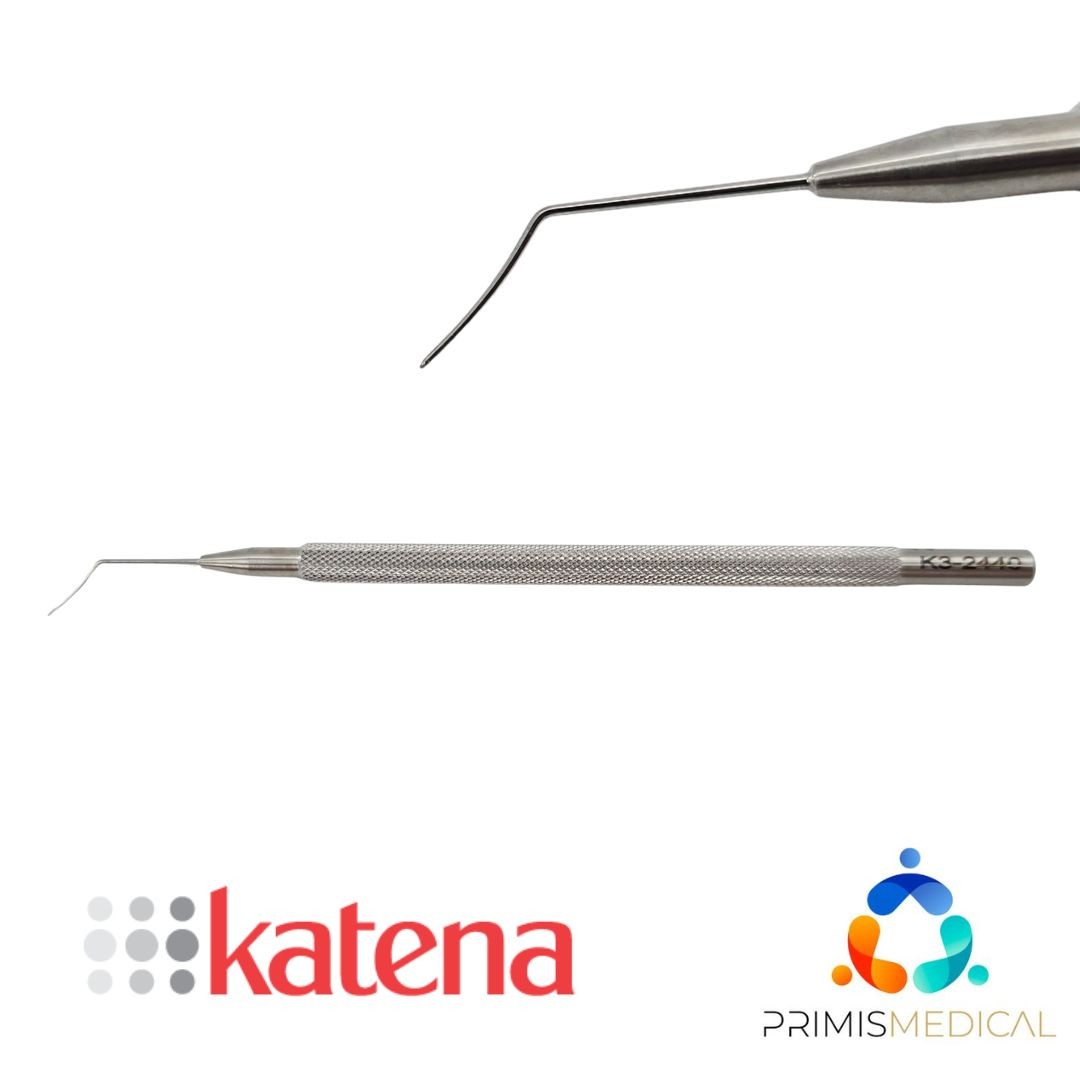 Katena K3-3000 Elschnig Cyclodialysis Spatula 1mm Wide Tip Ophthalmology 5″