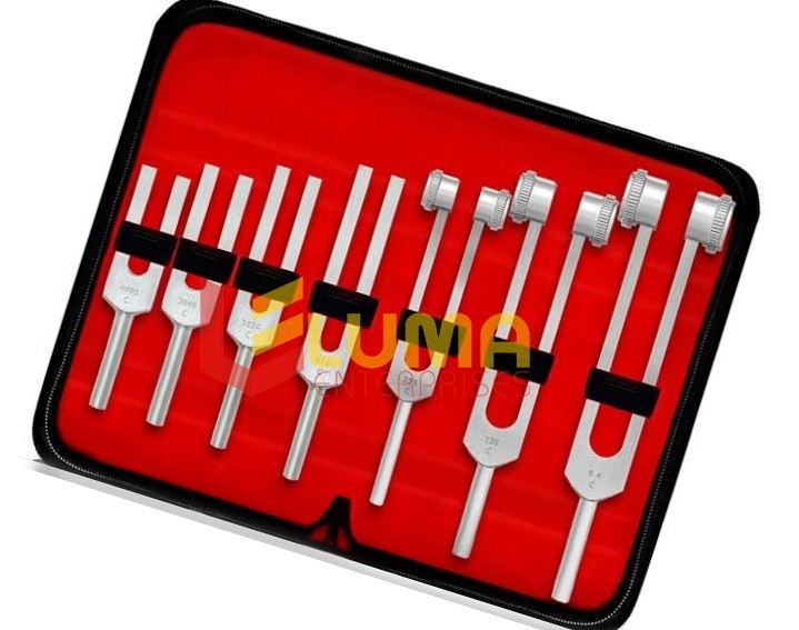 7 Tuning Fork Set Medical Surgical Chiropractic Physical Diagnostic instruments
