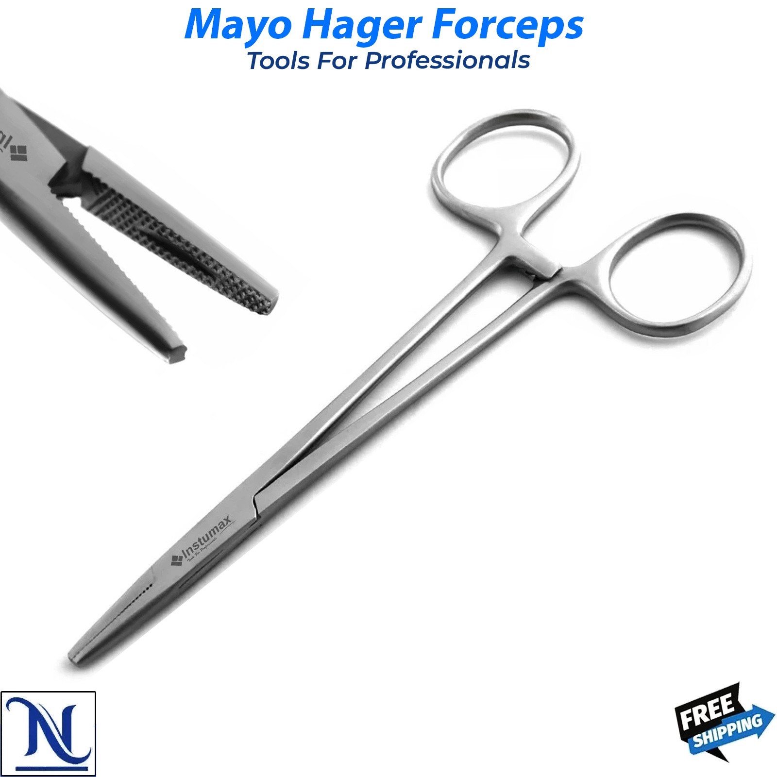 Micro Suture Kit Surgical Instruments Set Forceps Scissors Needle Holder 5pcs