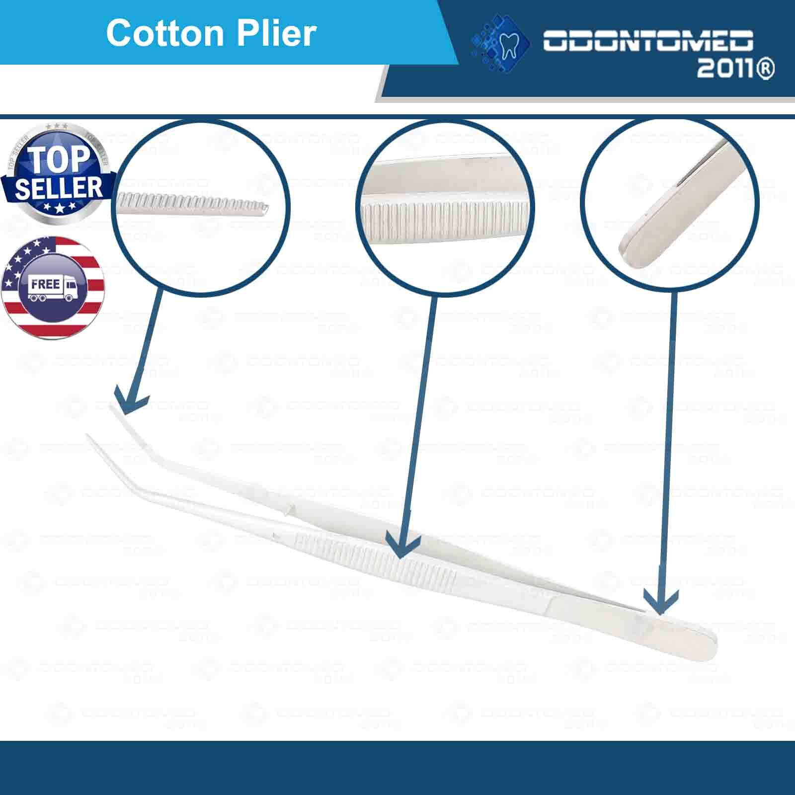 1 Cotton Pliers College Dental Surgical Instruments