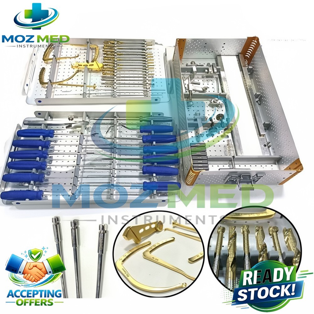 ACL PCL Knee Arthroscopy Surgery Instruments Set Of 48 Pcs A+ Quality