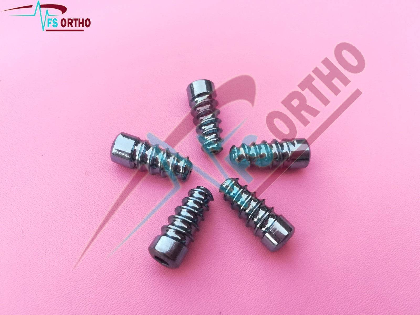 Interference-ACL Screws Dia: 10mm (Length 20 to 35mm) , 51Pcs (Titanium grade 5)