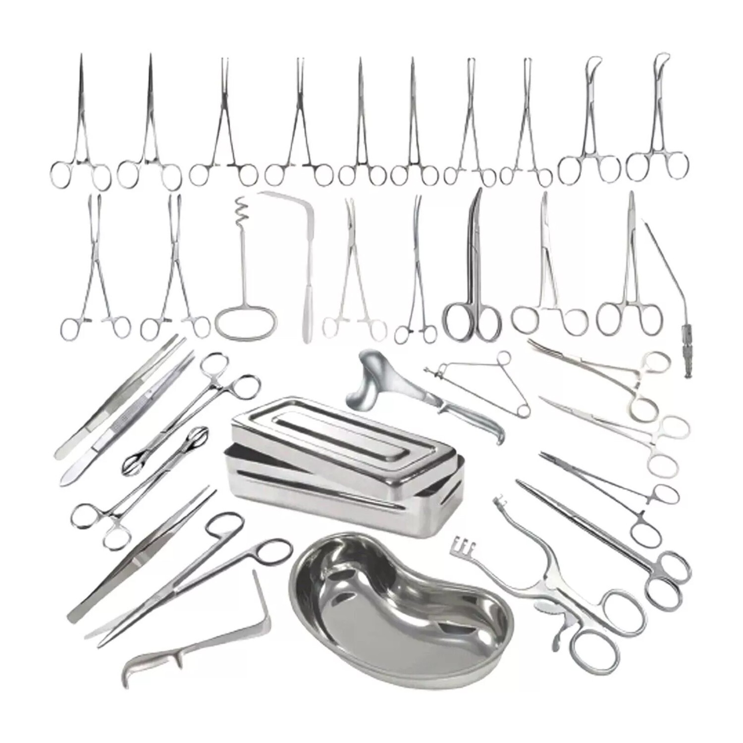 Hysterectomy Abdominal Surgery Set 62 Pcs Vaginal Hysterectomy Instruments Set