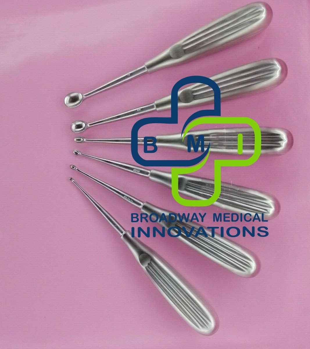Volkmann Bone Curette Surgical Orthopedics Instruments Best Quality Set of 6 Pcs