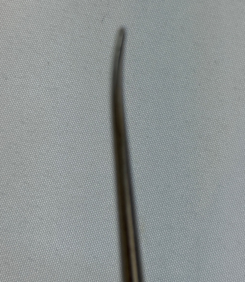 Life Instruments 525-0904-1 4mm Penfield Probe Slight Curve 10″ Neuro Spine