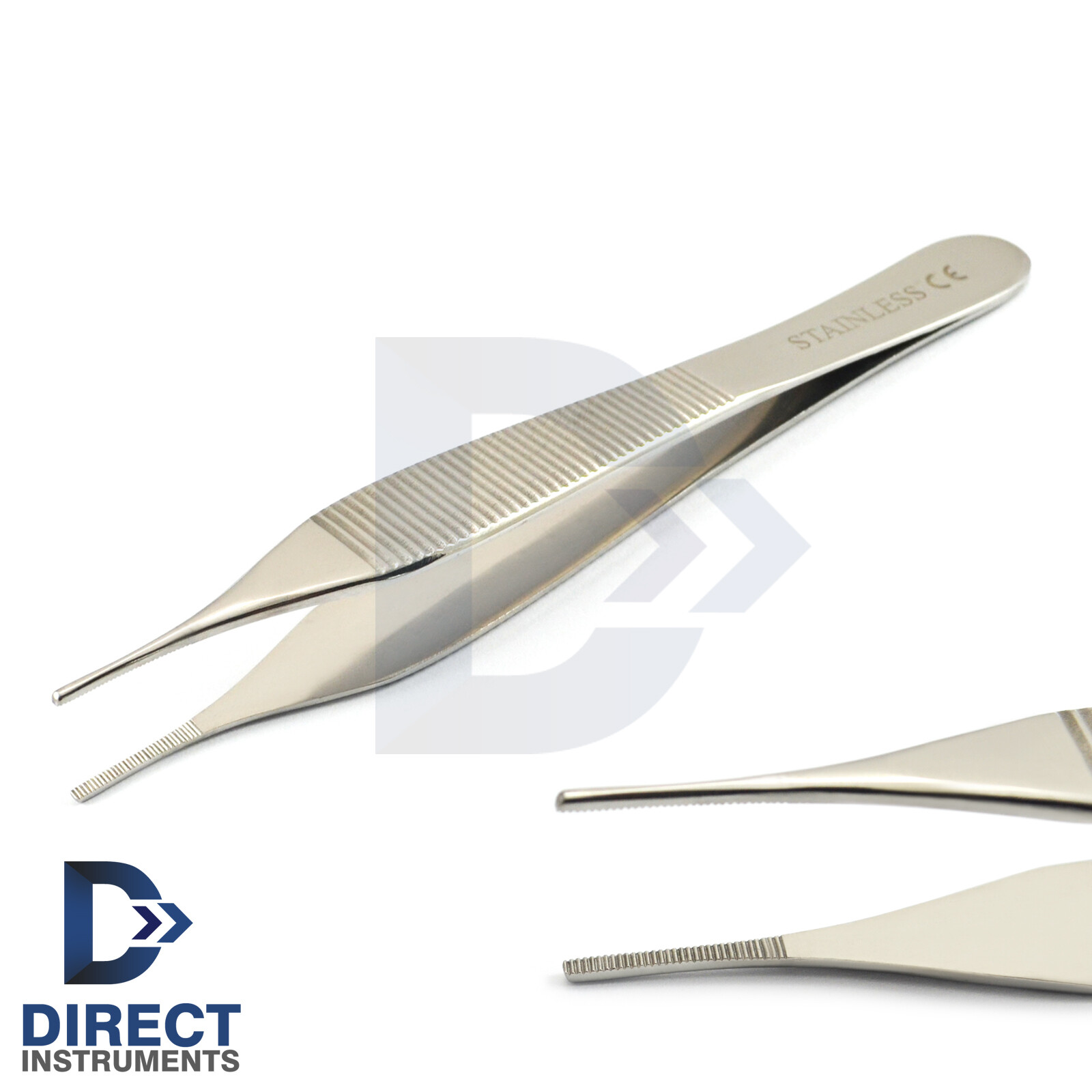 2Pcs Classic Suture Removal Kit Surgical Instruments Iris Scissors Adson Forceps