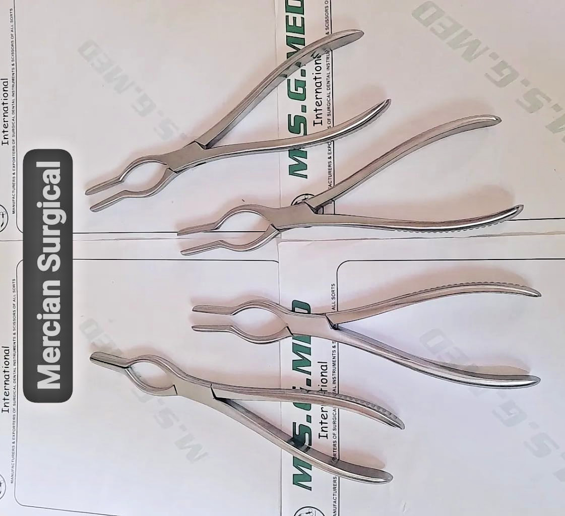 Walsham Universal Septum Straightening Forceps 23cm Stainless Steel 4PCS Set ENT