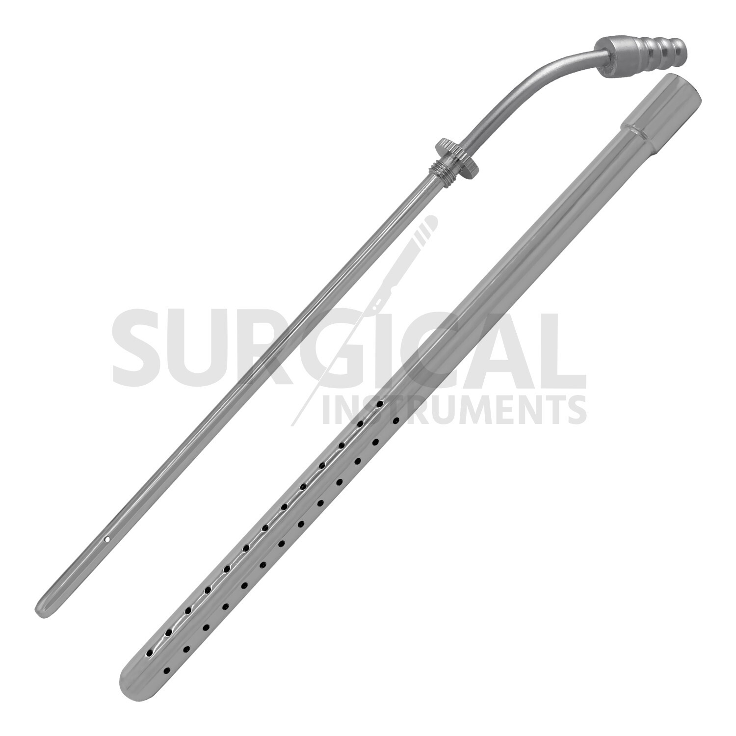 Poole Suction Tube 23 French Curved Surgical Medical Instruments German Grade