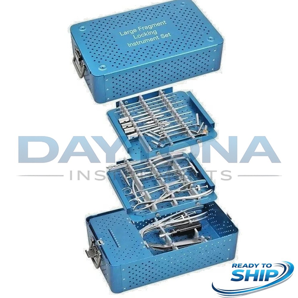 Large Fragment Locking Instrument Set , Screw Tray Orthopedic Surgical Traum