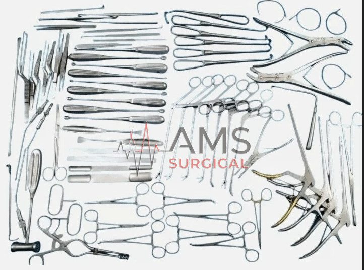 Advanced Neuro & Orthopedic Laminectomy Set Of 78 Pcs Surgical Instruments