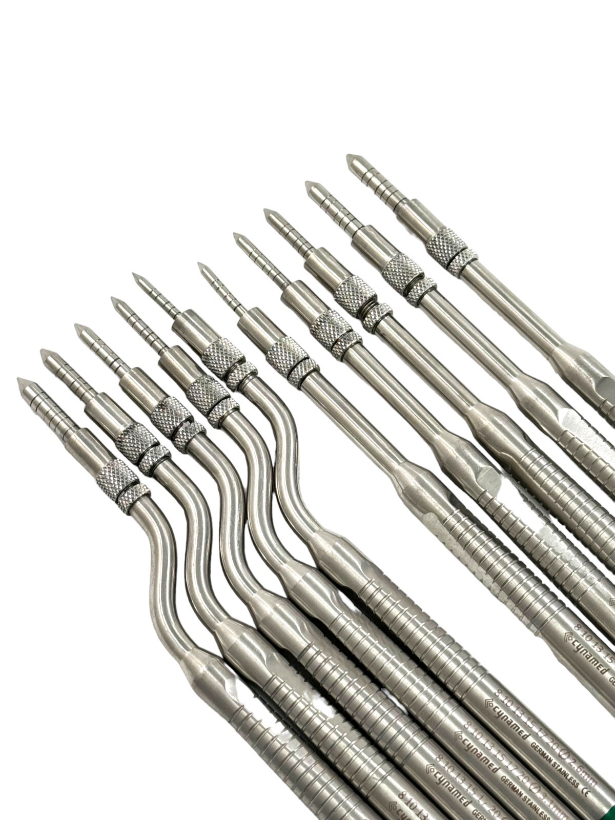 Convex + Concave Osteotome Offset + Straight, Color-Coded, Stainless (20 PCS)