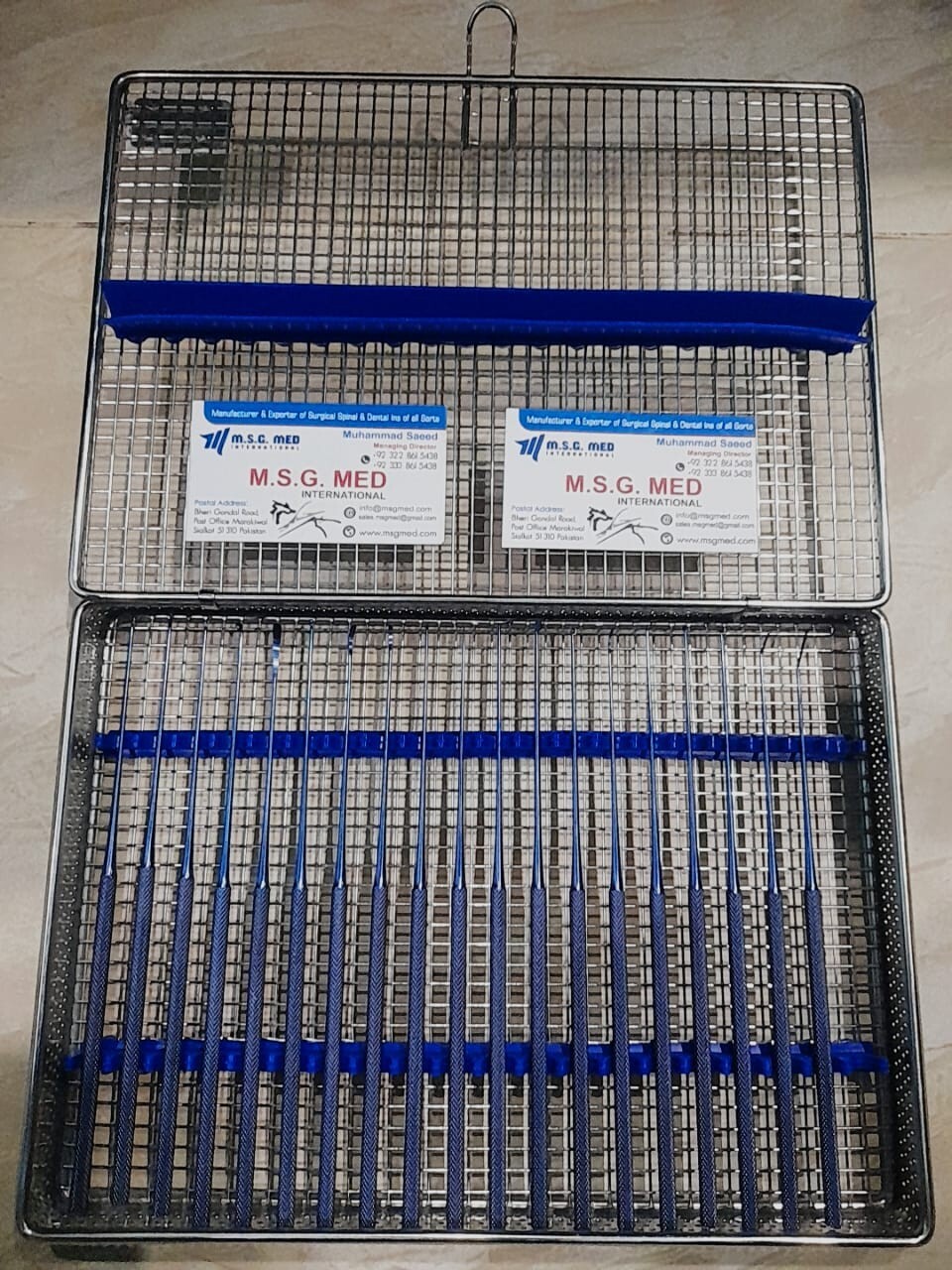 Titanium Micro Ball Dissectors Including rack & 20 dissectors Compelete Set Ofer