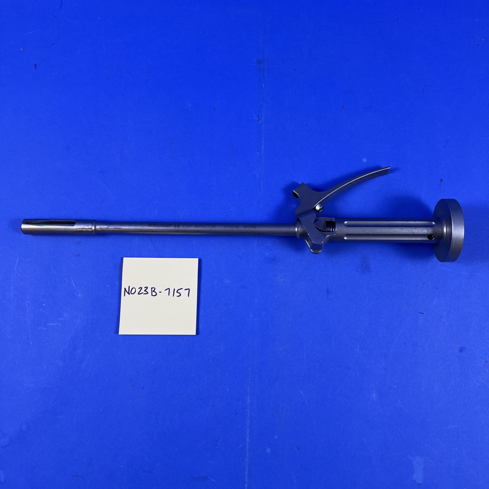 Exactech 121-01-00 Cup Impactor Orthopedic Instrument Straight