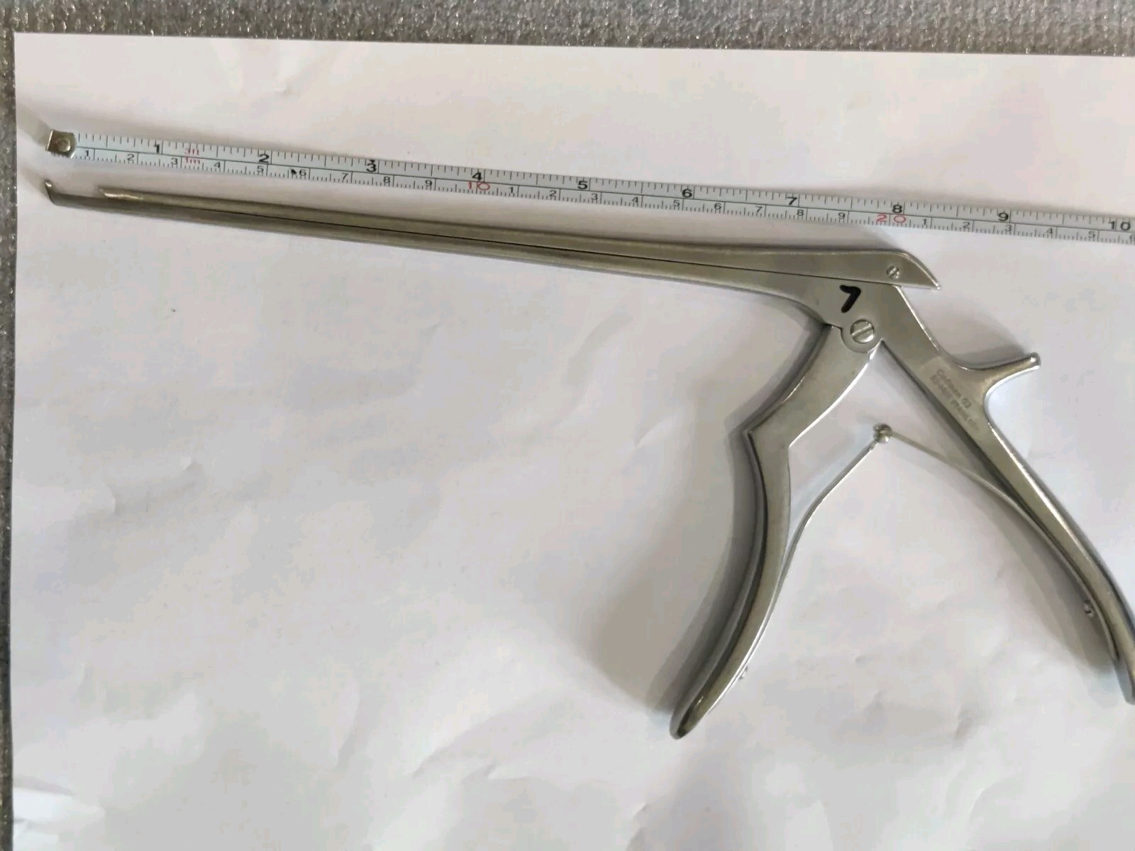 CODMAN GERMANY kerrison rongeurs # 53-1414 3mm 40deg upbite 8″ LONG used v nice