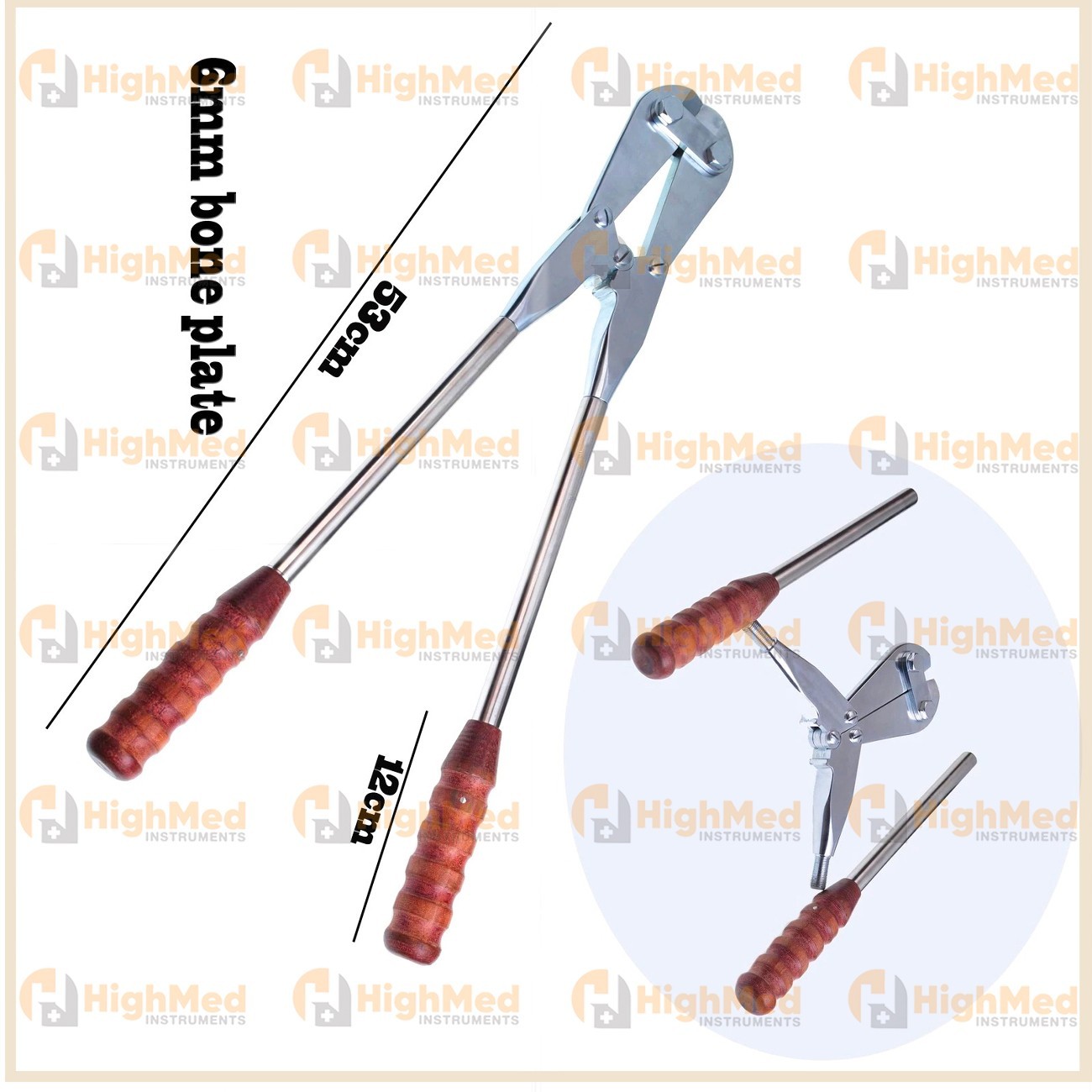 Large Wire Plier Kirschner Pin Cutter 6mm Orthopedics Veterinary Instruments