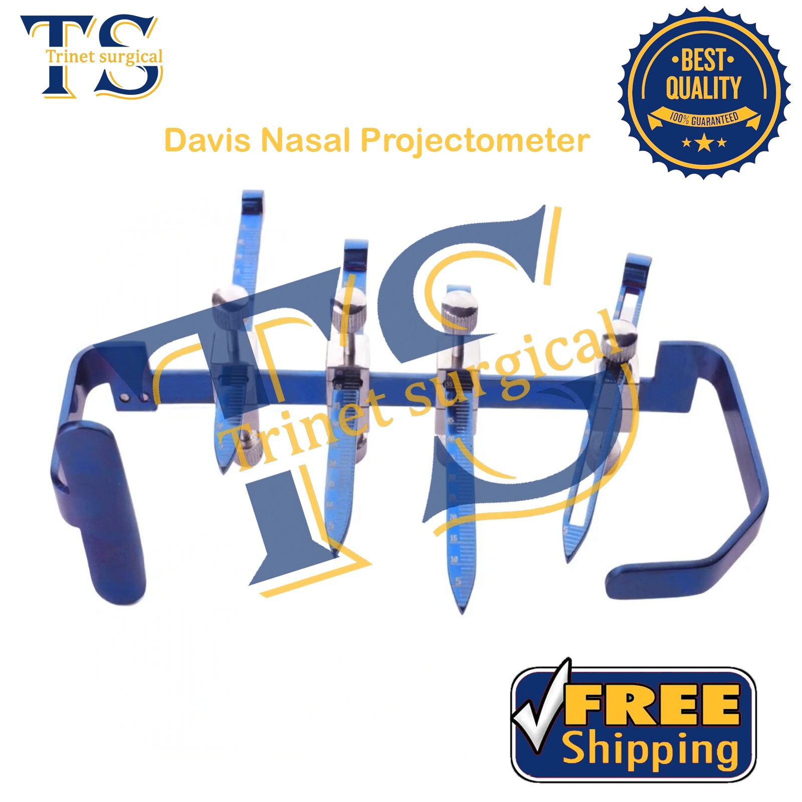 New Davis Nasal Projectometer Rhinoplasty Measuring Plastic Surgery Instrument