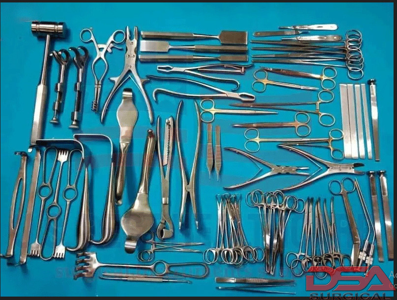 Basic Major Orthopedic Lot Of 74 Pcs Set Surgical Instruments