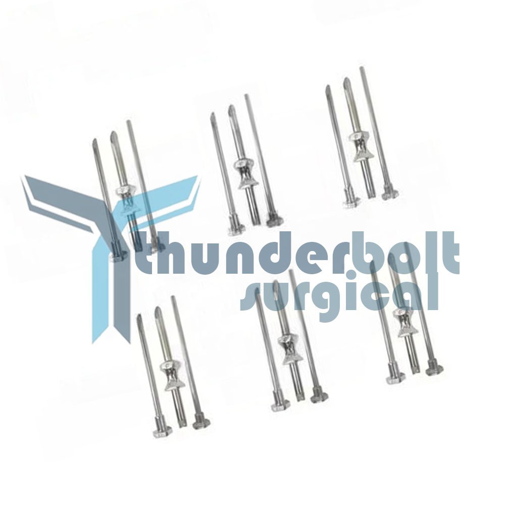 6 Sets HRT Trocar 3.5 mm and 4.5mm Hormone Replacement Pellet Insertion Kit