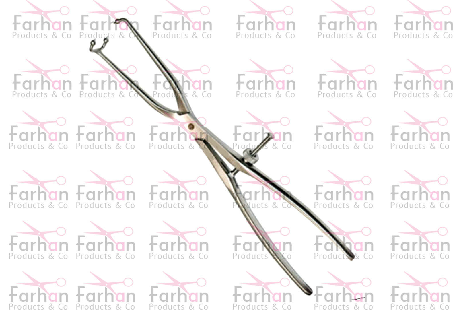 Pelvic Bone Reduction Forceps 16″ 1×2 Ball Tip