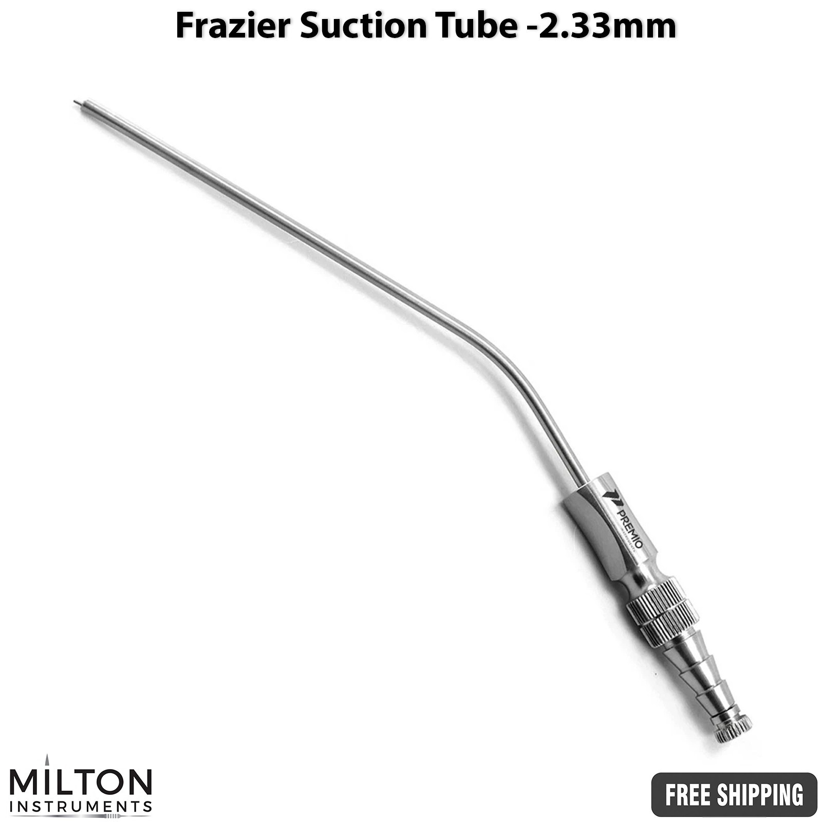 Frazier Suction Tube 2.33mm ENT Surgical Aspirator Ear Nose Instrument CE