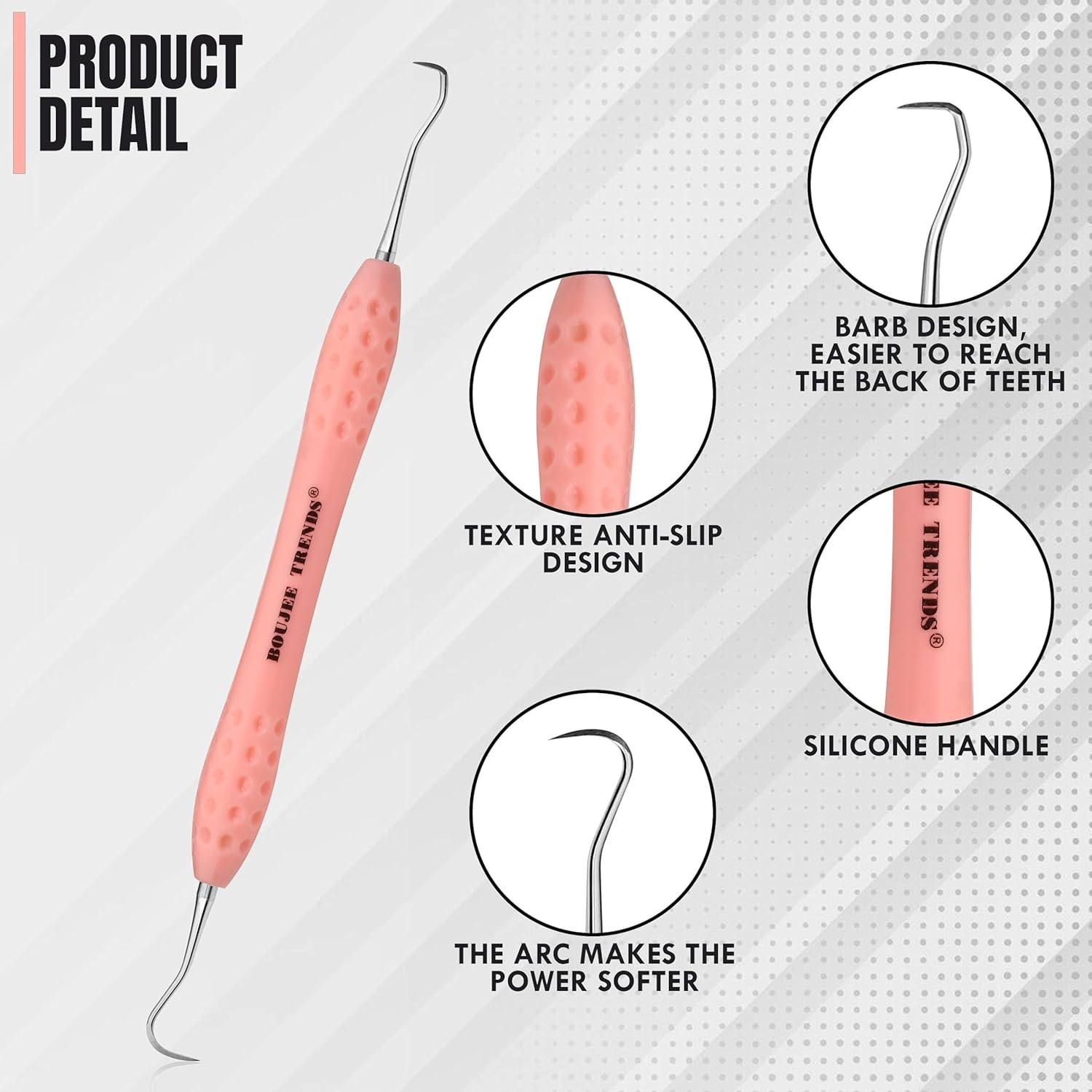 Professional Dental Tools Tartar Scraper for Dentist, Personal Use and Pets Plaq