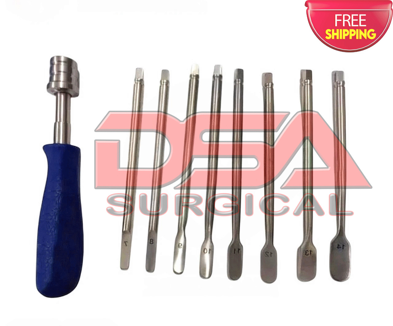 Spine Disc Distractor With Coupling Handle 7mm to 14mm Surgery Surgical Instrume