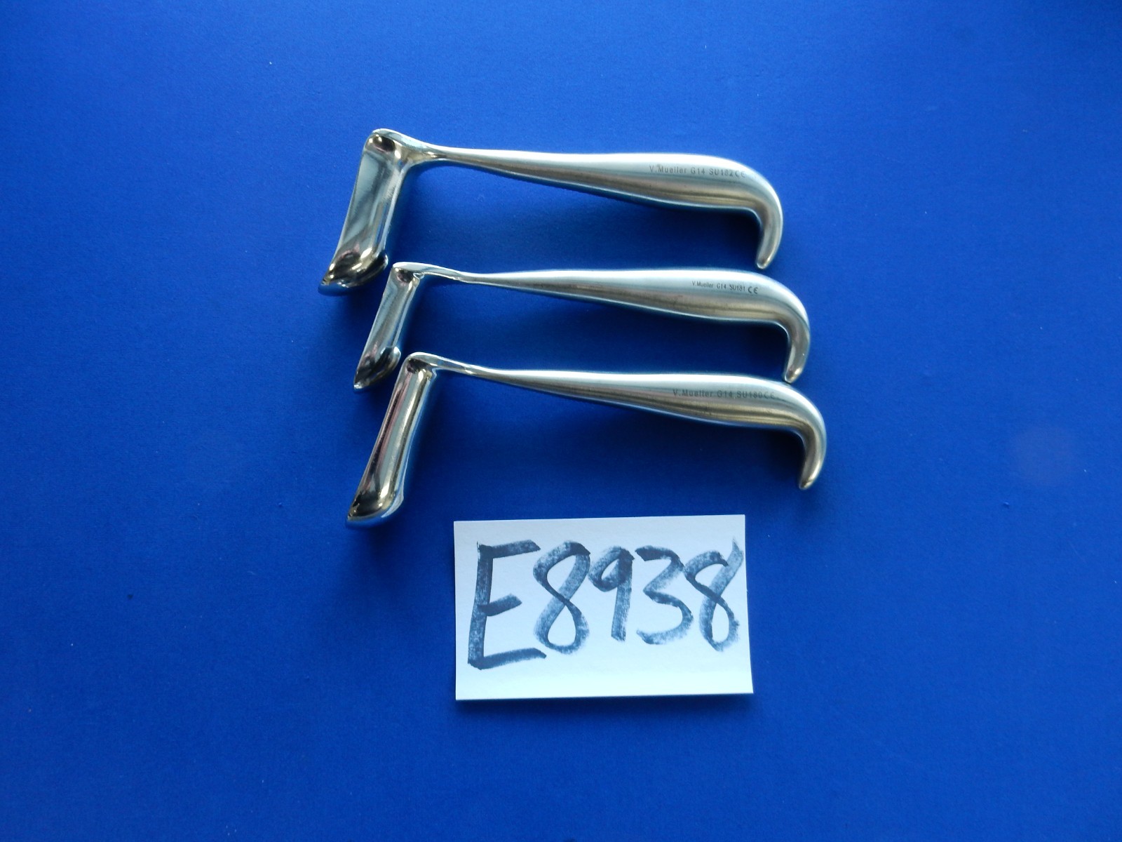 V. Mueller Rectal Hill-Ferguson Retractor Set SU180, SU181, SU182