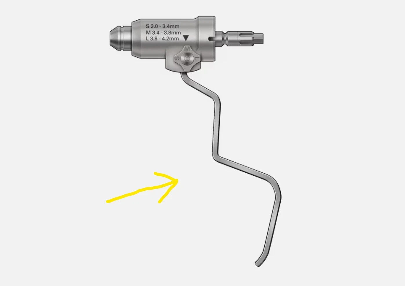Stryker Dual Trigger Wire Collet Clamping Lever Systems 6 7 8 Handpiece 7203-026