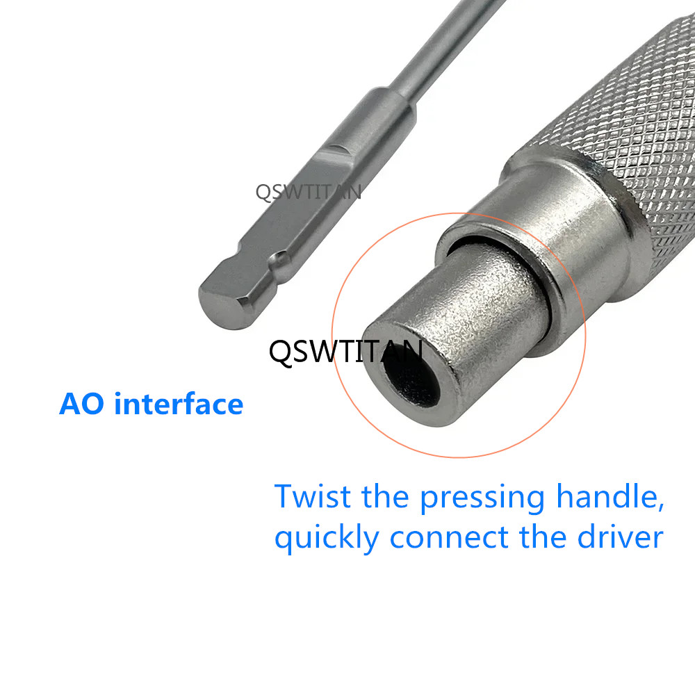 AO Quick Coupling Handle AO Screw Driver Pet Orthopedics Surgical Instrument 1pc