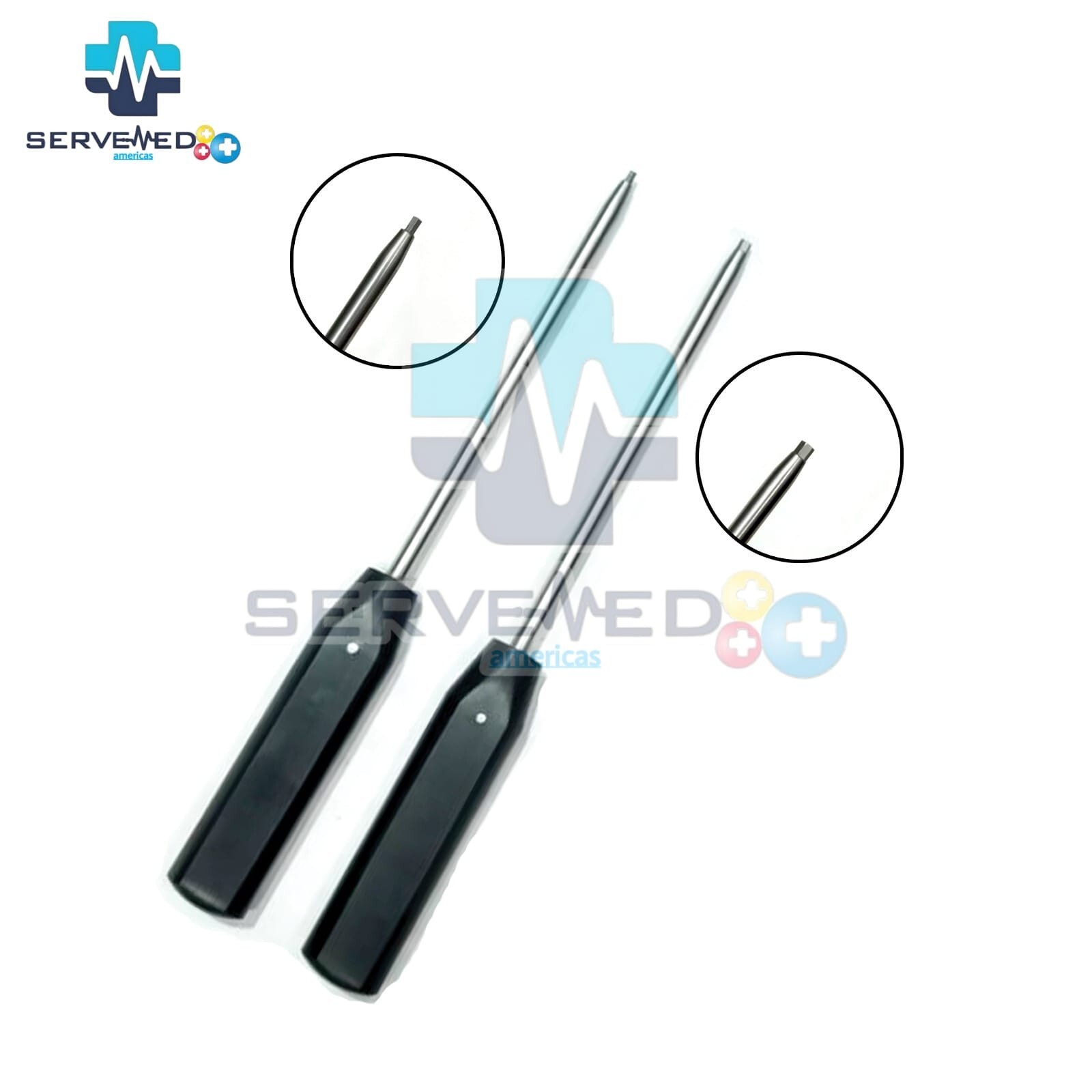 Hex Head 2.5mm & 3.5mm Screw Drivers Black Color Orthopedic Surgical Instruments