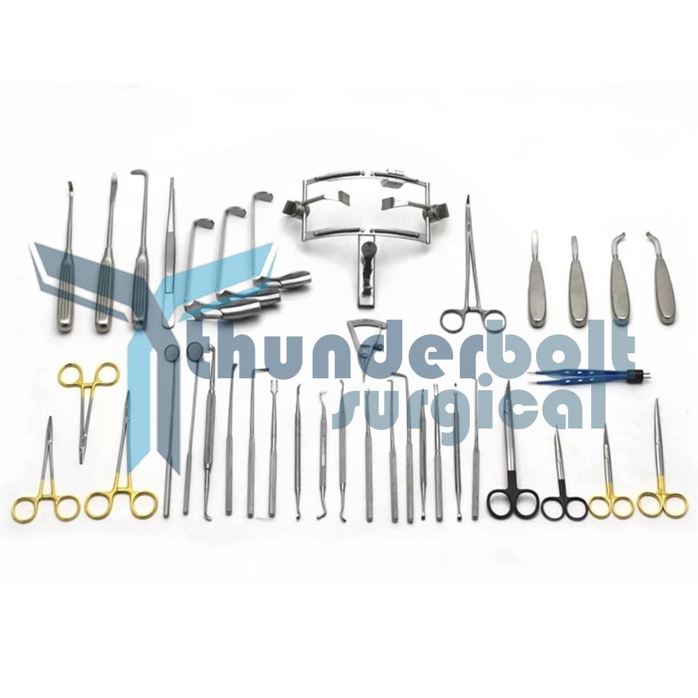 Cleft Lip Palate Set Mouth Gag Complete Set Of 30Pcs Plastic Surgery Instruments