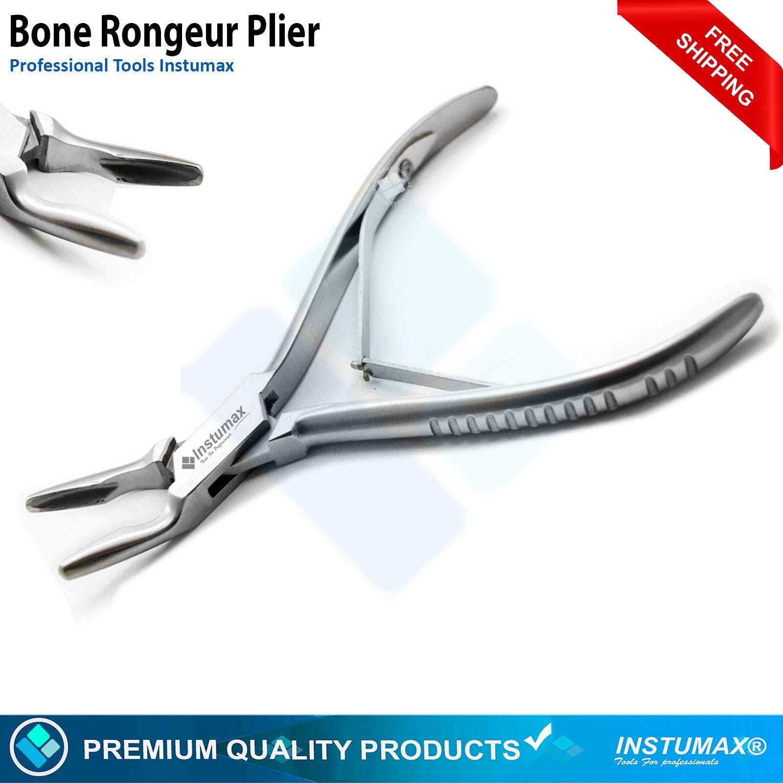 Dental Implant Bone Crusher Mill Grinder Friedman Bone Rongeur Palti Spoon Graft