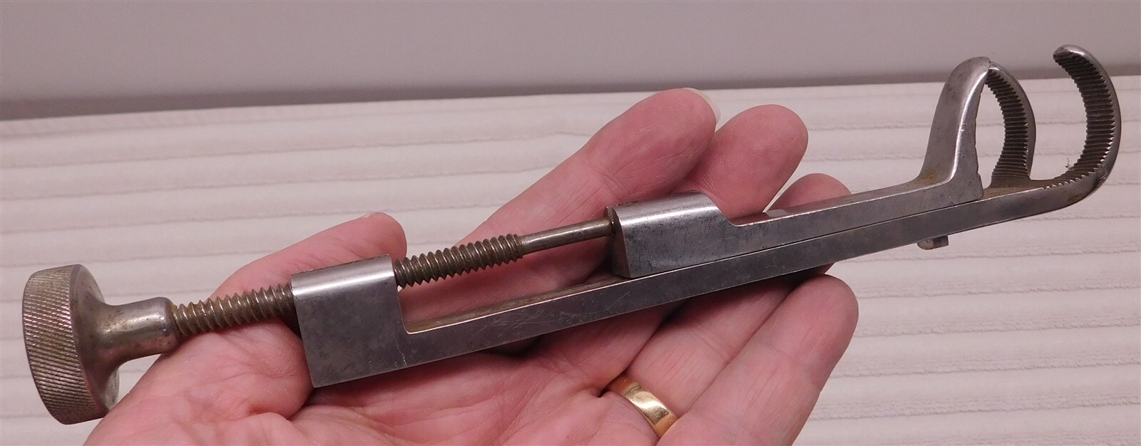 Vintage Zimmer Antique Medical Device Surgical Orthopedic Bone Clamp