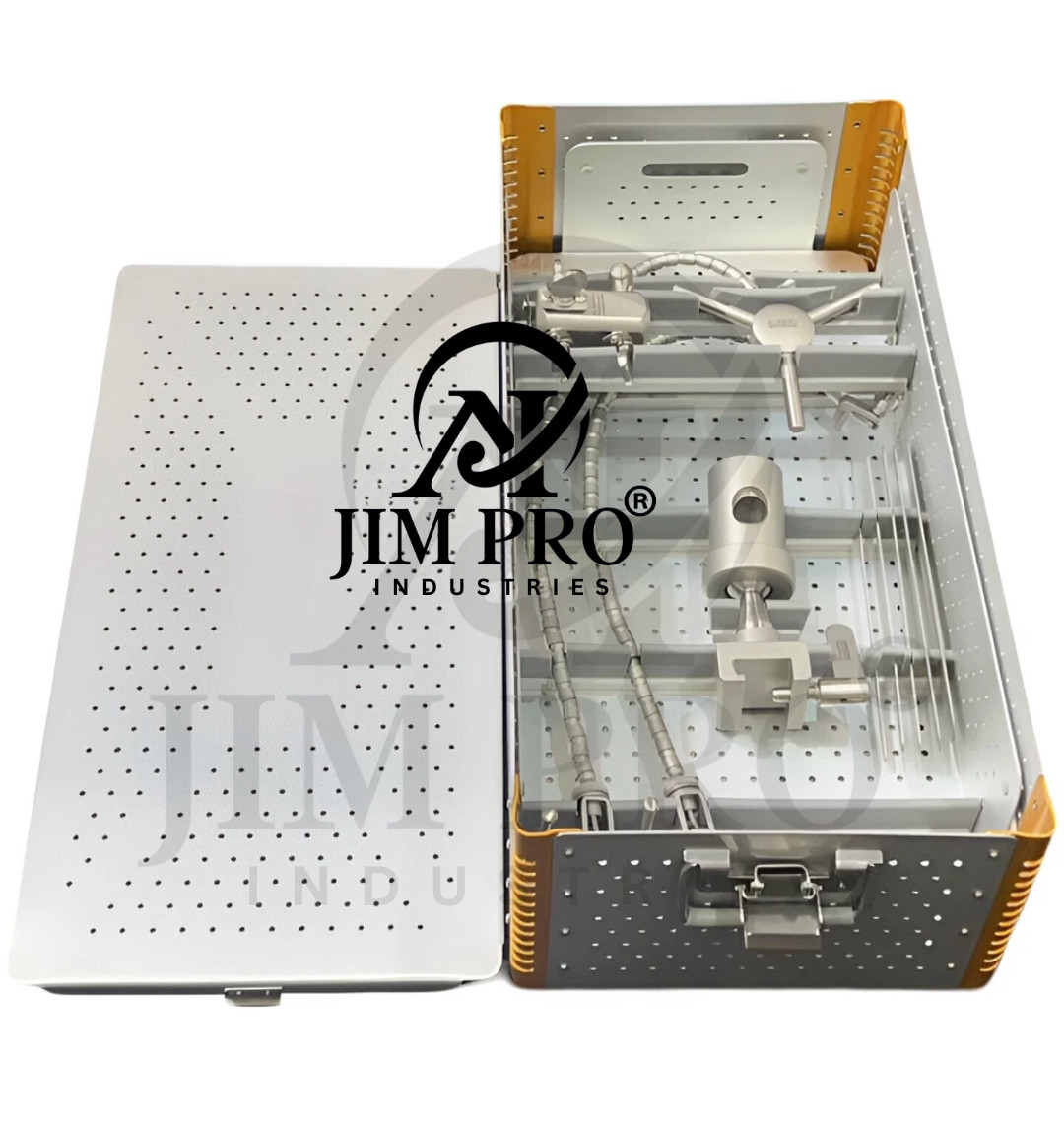JIM PRO CNC Made Neurosurgery Complete Leyla Brain Retractor Set / Aluminium Box
