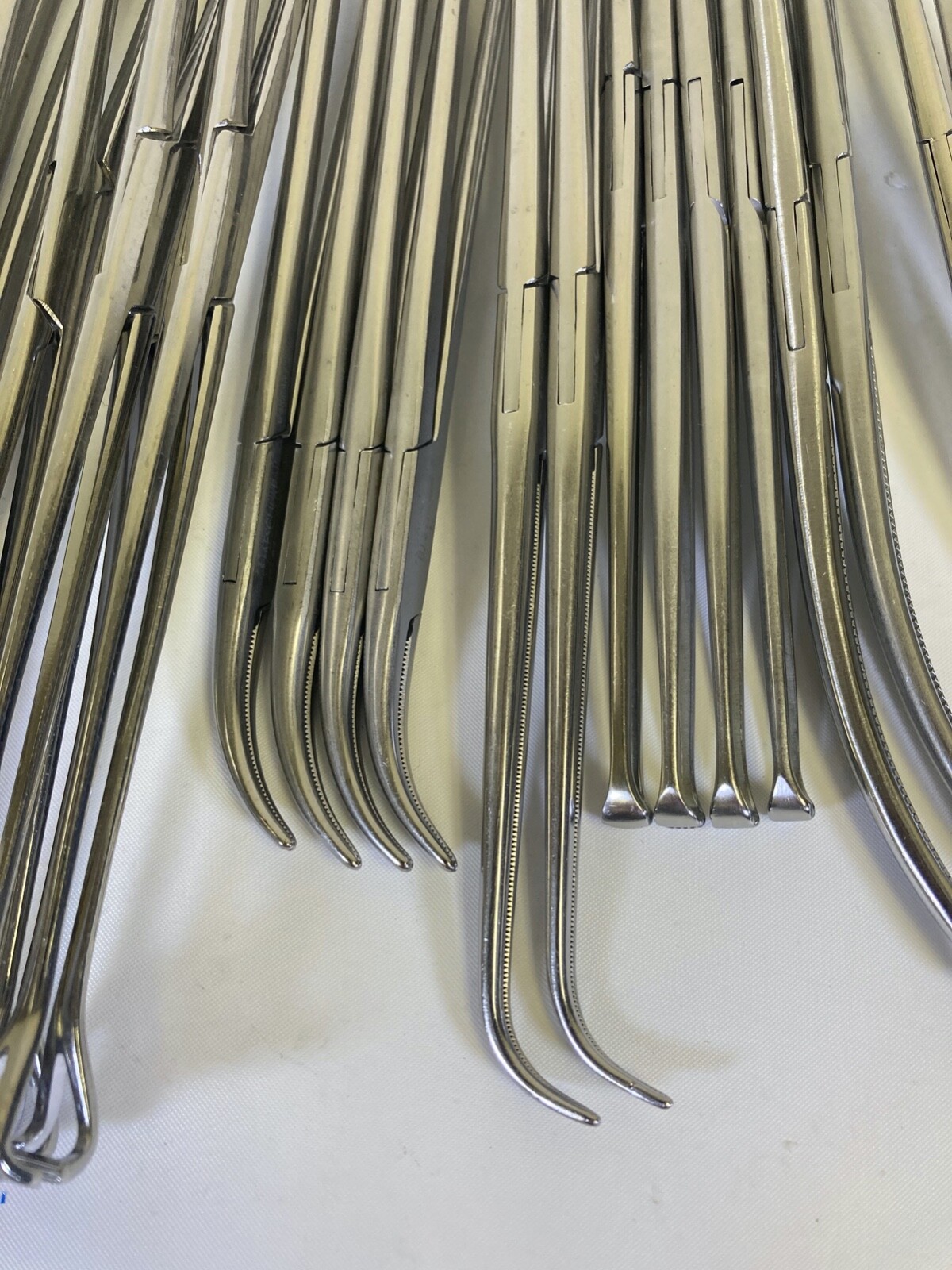 47 Piece Jarit Pilling Weck Codman Extra Long Instrument Set w SterilizationTray