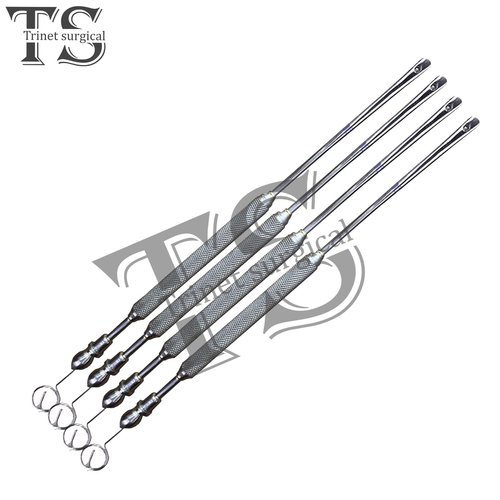 8pcs Freer Septum Periosteal Elevator with Suction 19cm (7½”) surgical
