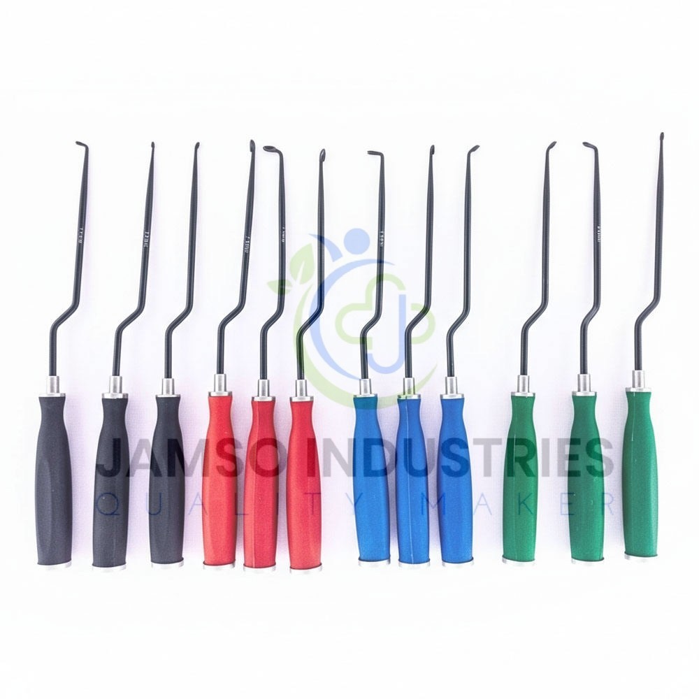 Basic MIS Lumbar Spine Surgery Curettes Set of 12 Pcs Instruments High Quality