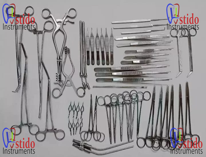 Vascular Surgery Set of 52 Pieces High Quality Surgical Instruments
