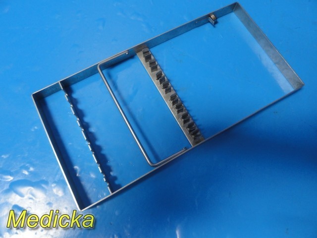 2x Stainless Steel Instrument Holders – D-Stringer + Multi-Slot Rack ~ 38698