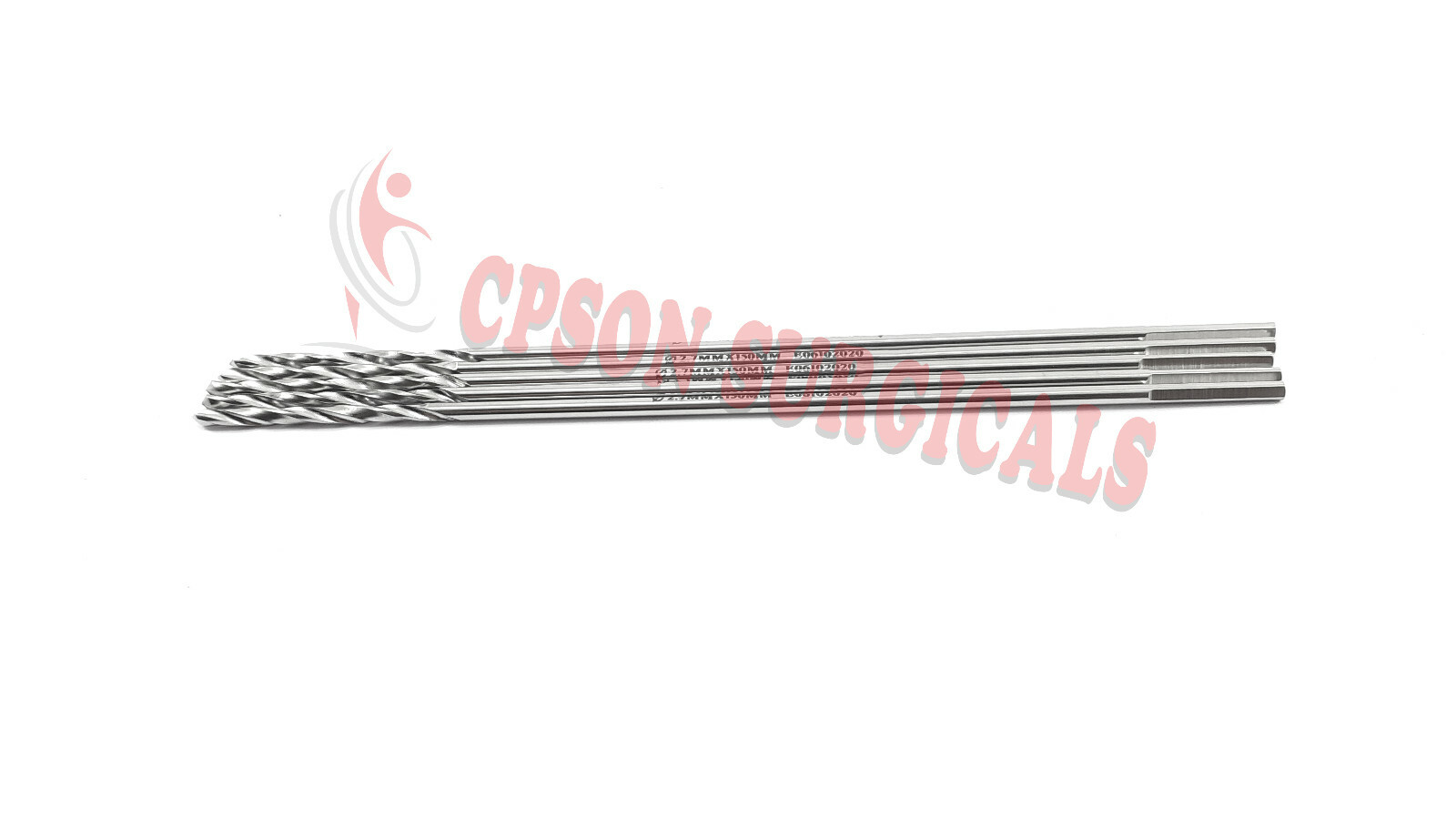 Orthopedic 2.7mm Drill Bit Length 200 mm lot of 5 pcs Surgical Instrument SS
