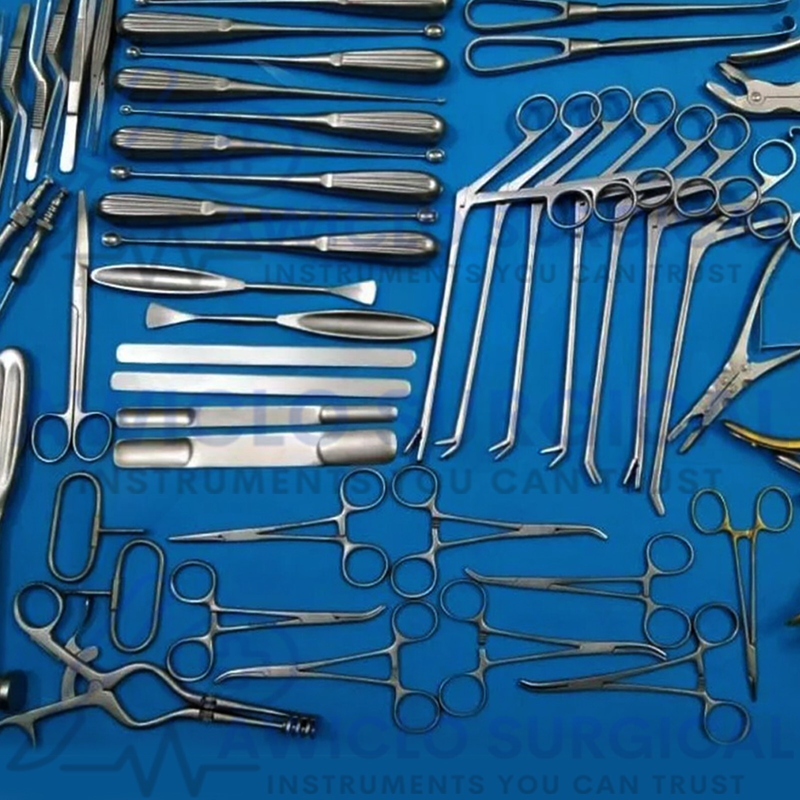 Laminectomy Surgical Orthopedic Spinal Instruments Set 78 Pcs