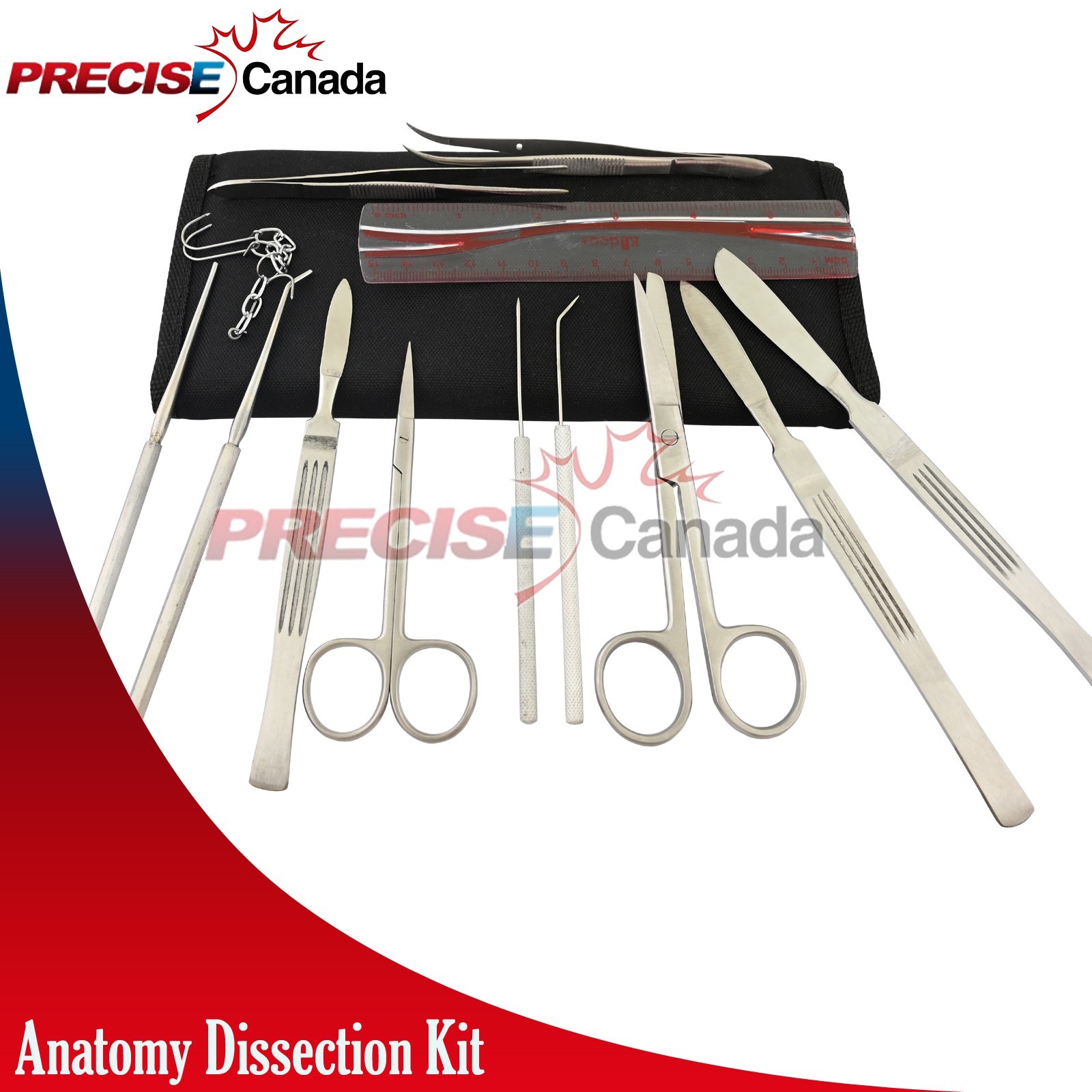 13 Pcs Anatomy Dissection Kit For Biology Medical Students Practice Kit DS-2692