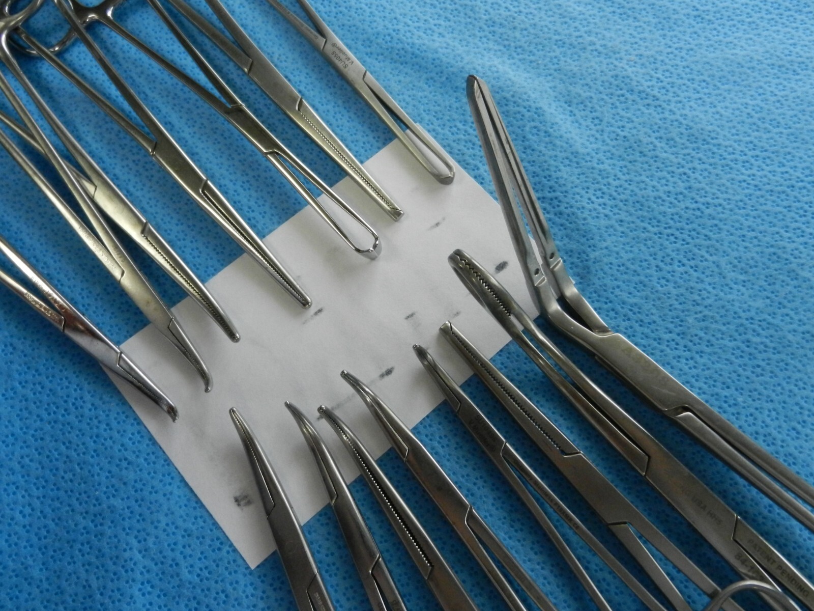 D7017 Jarit V. Mueller Pilling Weck Surgical Forceps Lot of 15 Approx 13-31cm