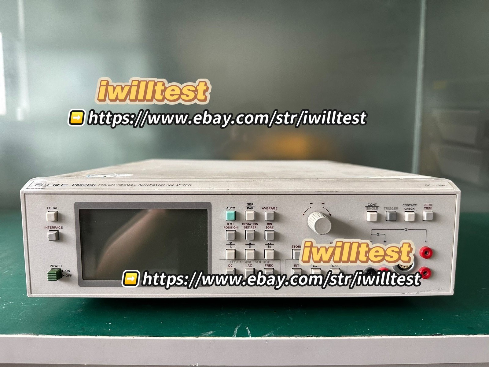 Good FLUKE PM6306 Programmable Automatic RCL meter *IW