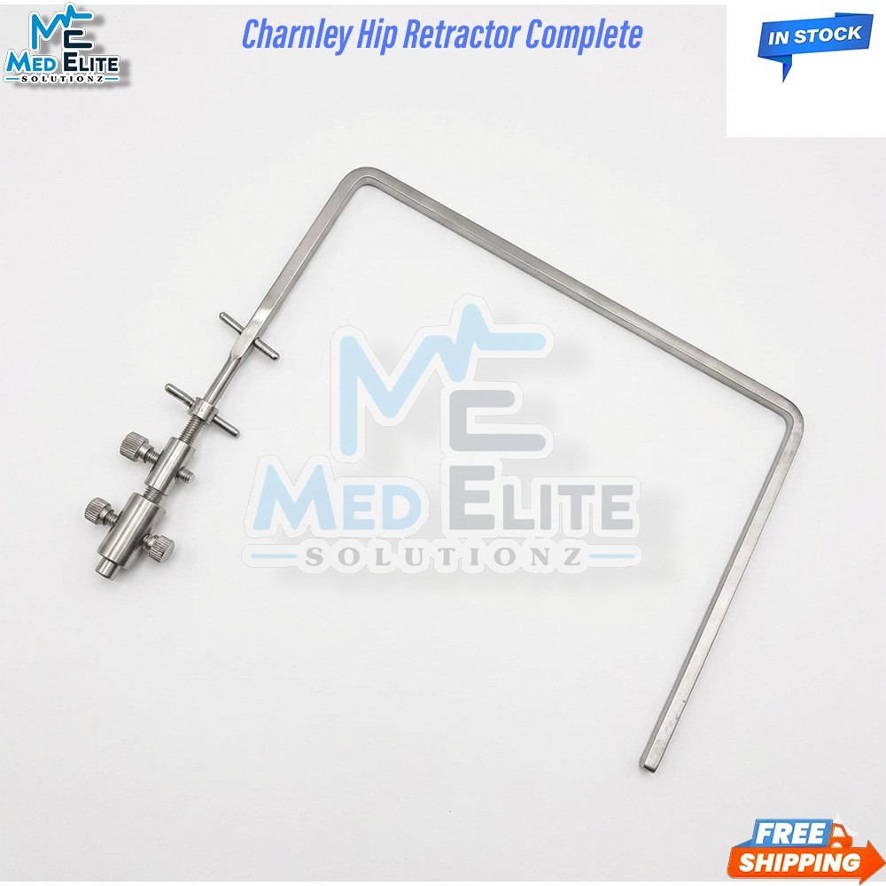 Charnley Hip Retractor Complete with 4 Blades, Weight & Chain Orthopedic