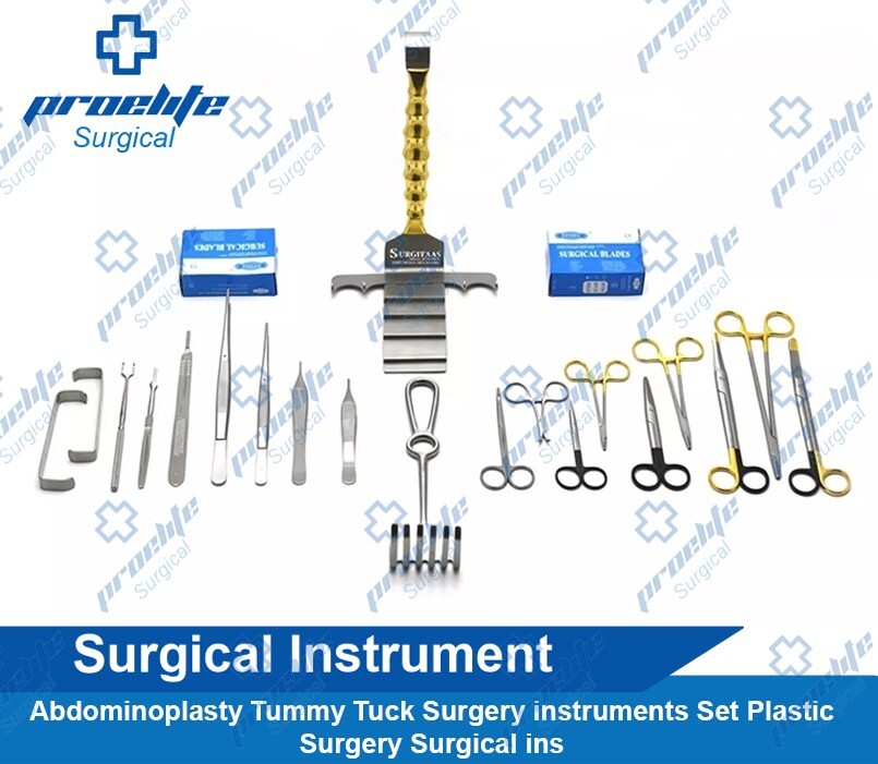 Abdominoplasty Tummy Tuck Surgery instruments Set Plastic Surgery Surgical ins