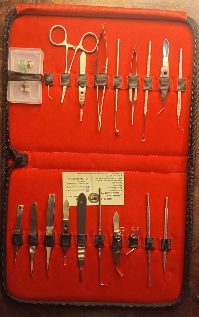 Ophthalmic Cataract Eye Micro Surgery Kit Surgical Instrument 20 SS made