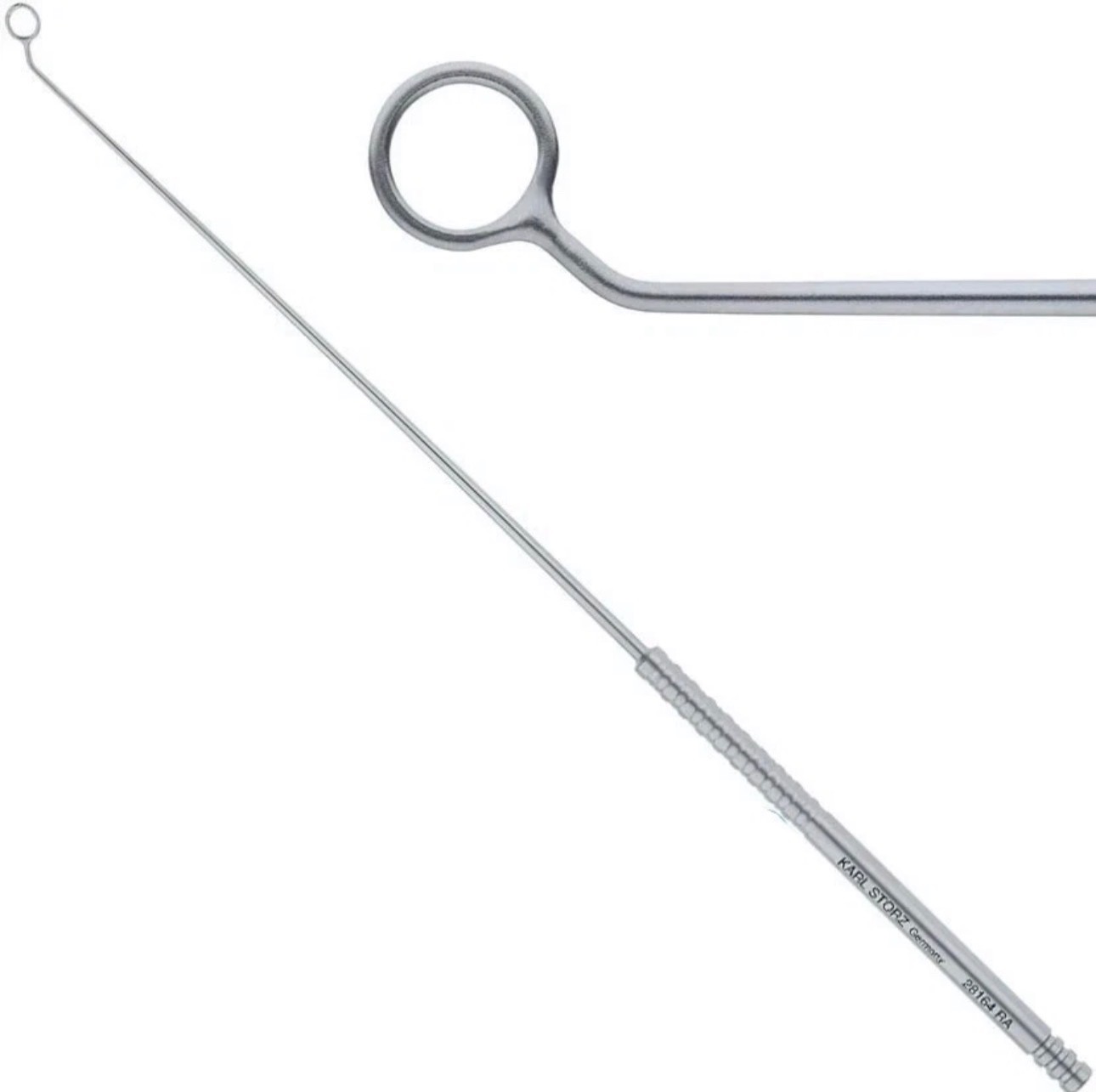 KARL STORZ 28164EL ENT Nasal 2mm Curved Left Mintz Micro Raspatory / Dissector