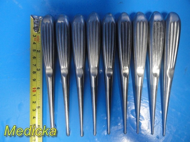 Integra Lifesciences Assorted Brun Curettes 6¾”; Oval Cup; Size 000 to 5 ~ 32762
