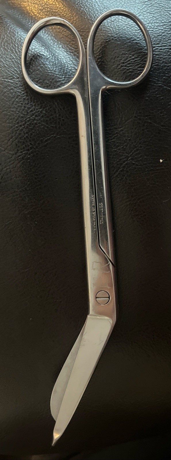 Sklar Bandage Scissors 7” Angled Probe Point Stainless